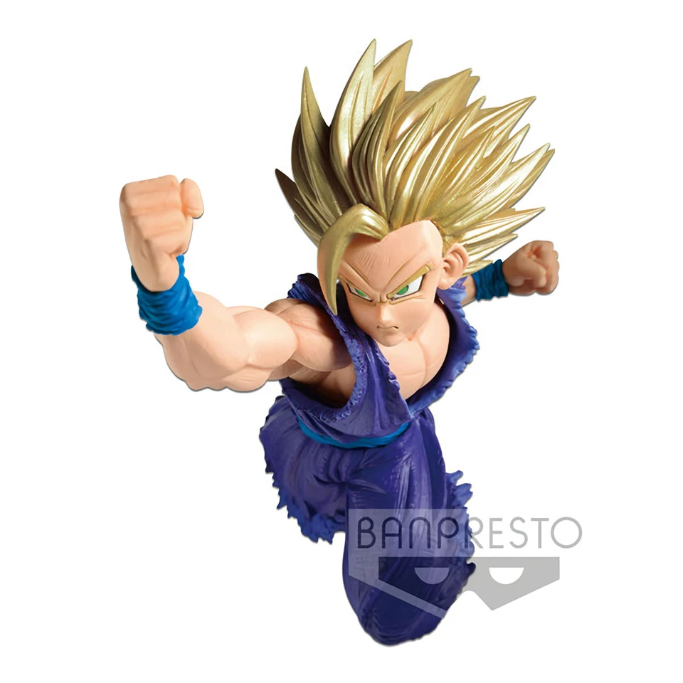 SC SSJ2 Gohan Tronzo Оригинальные фигурки Dragon Ball Banpresto Broly Goku Vegeta Gogeta Zamasu ПВХ Фигурки игрушки Супер Saiyan Фигурки игрушки - Цвет: SC SSJ2 Gohan