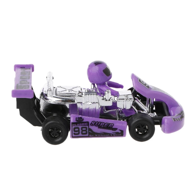 

4XBC Alloy car model Go-Kart racing game sport vehicle plastic motor pull back toy