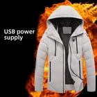 Мужская зимняя куртка с подогревом и USB-портом
