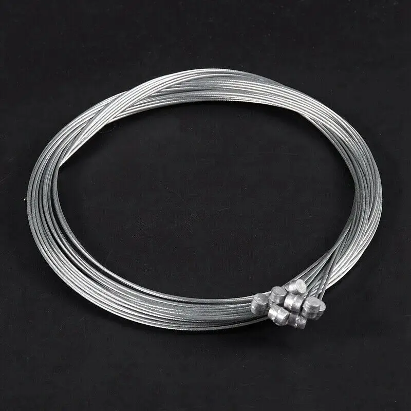 10 pcs Universal Bicycle Brake Inner Cable Front And Rear Mountain Bike Accessories Lithium Battery Wire Core Disc Brakes | Спорт и