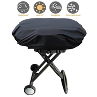 bbq cover outdoor dust waterproof heavy duty grill cover rain protective outdoor barbecue cover round bbq grill for weber q2000
