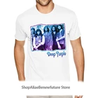 Темно-фиолетовая хлопковая Футболка 3XL, мужские футболки для фанки фото