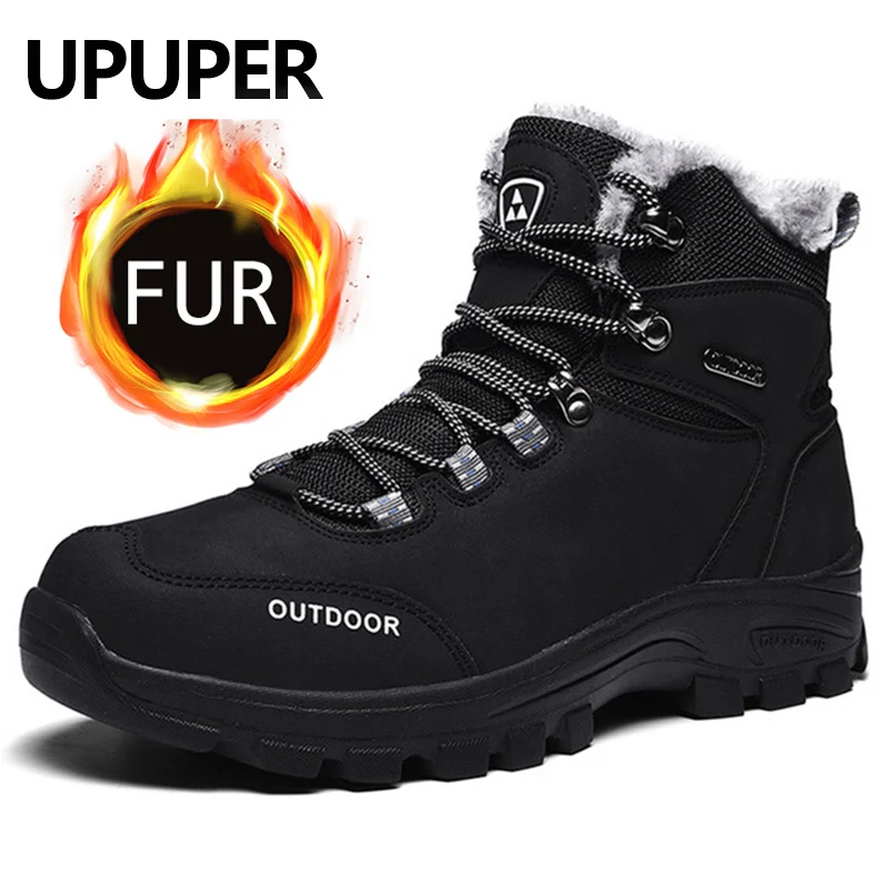 Мужские ботинки UPUPER теплые армейские для походов зимы|Ботинки| |