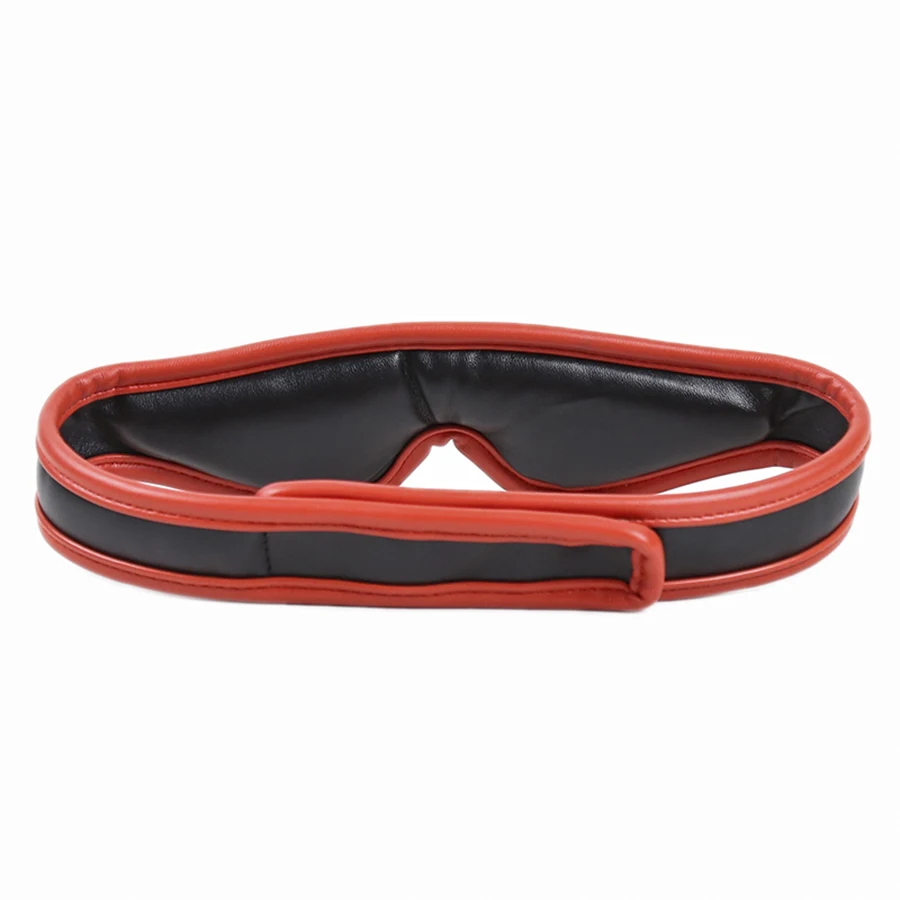 Целомудрие БДСМ связывание мягкий рот кляп собака кость повязка из кожи на глаза