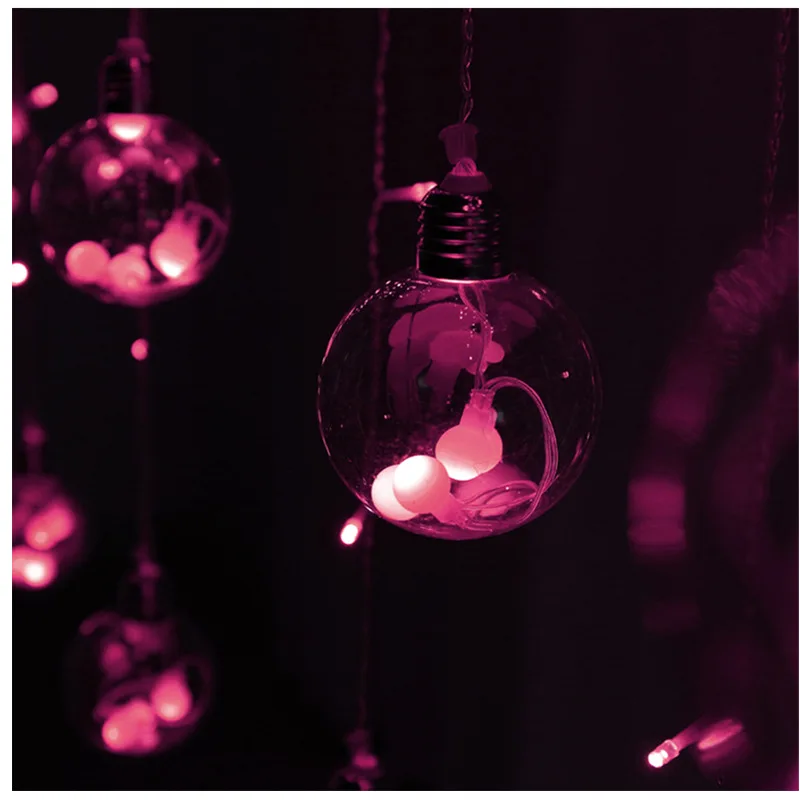 

Creative atmosphere lamp room dormitory live broadcast net red curtain decoration lamp wishing ball lantern