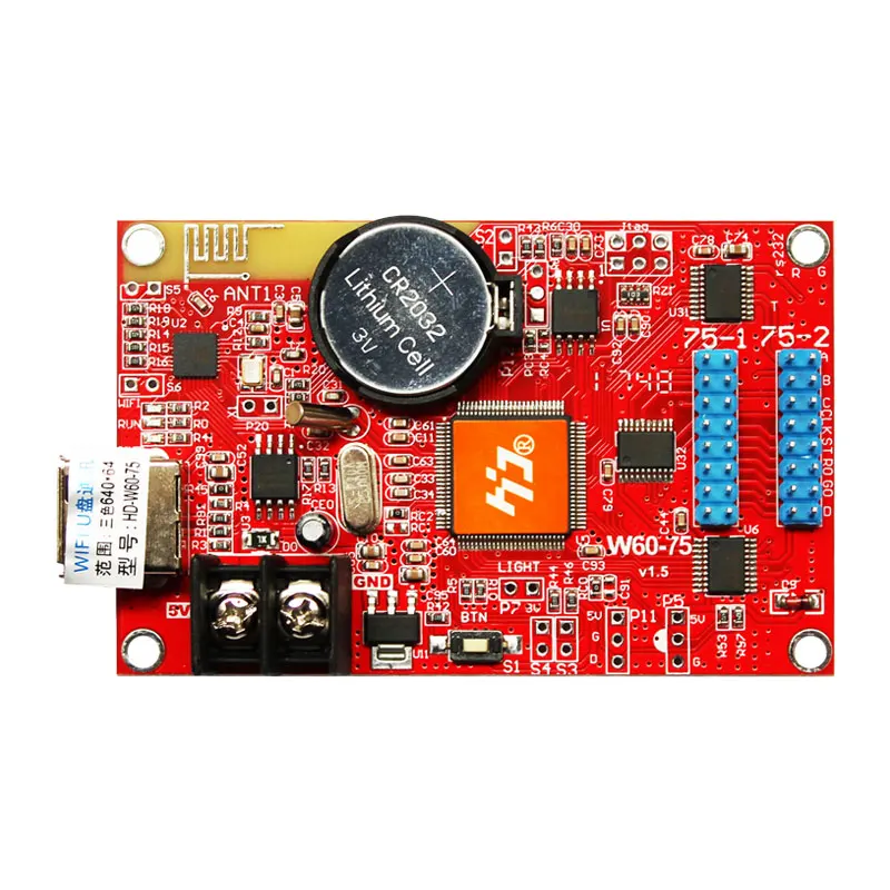 Huidu HD-W60-75 HD W60 75 HD-W60 75 светодиодный модуль u-диск контрольной карты и Wi-Fi беспроводной контроллер