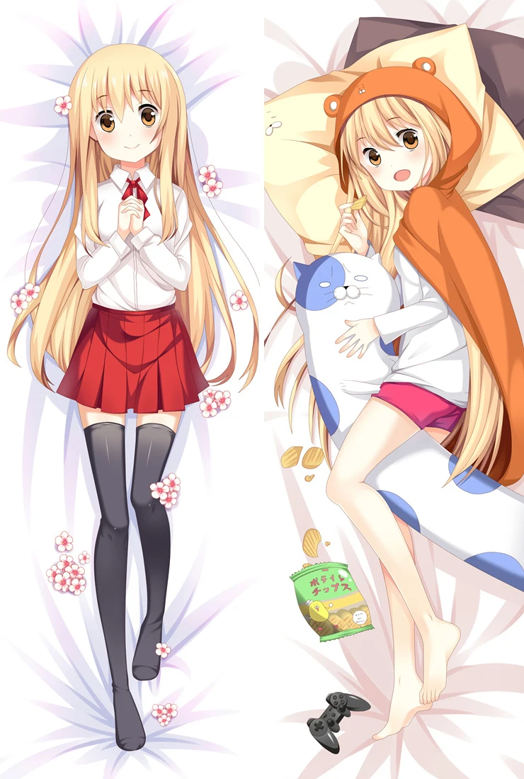 Сексуальная девушка аниме Himouto! Чехол для подушки Умару Чан чехол дакимакуры 3D
