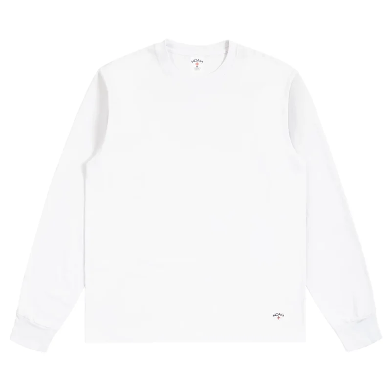 Noah T-shirt Recycled Cotton Classic Reclaimed Cross Base logo top tee streetwear hip hop Long Sleeve | Мужская одежда