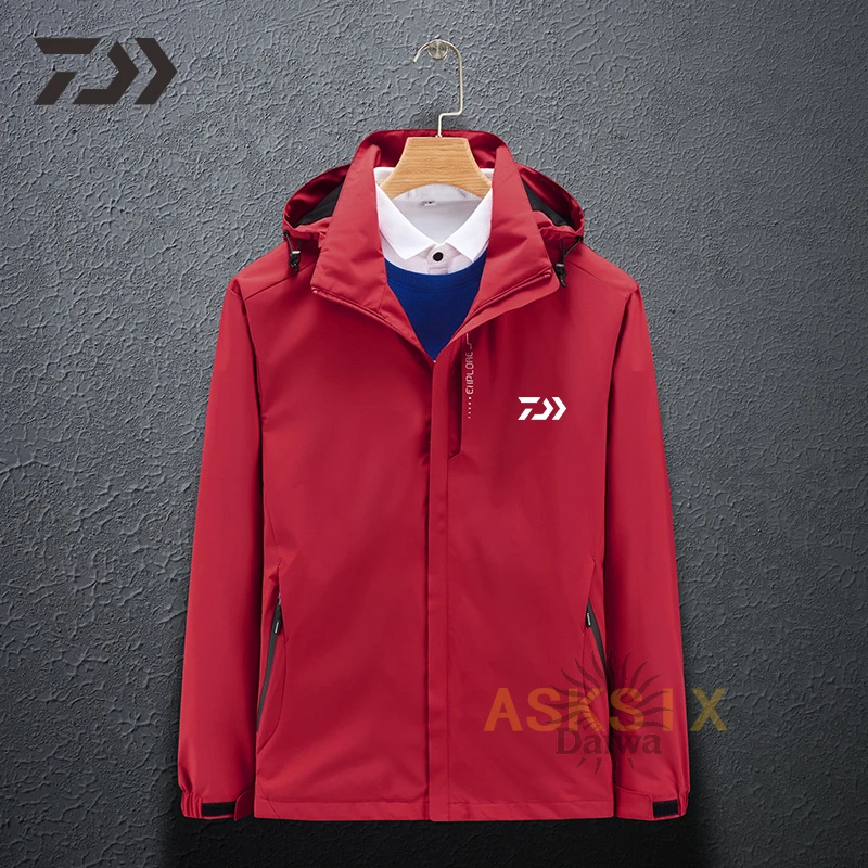 

Daiwa Fishing Jacket Spring Autumn Waterproof Windproof Solid Men's Fishing Clothes Hoodie Breathable Quick Dry Outdoor Clothing