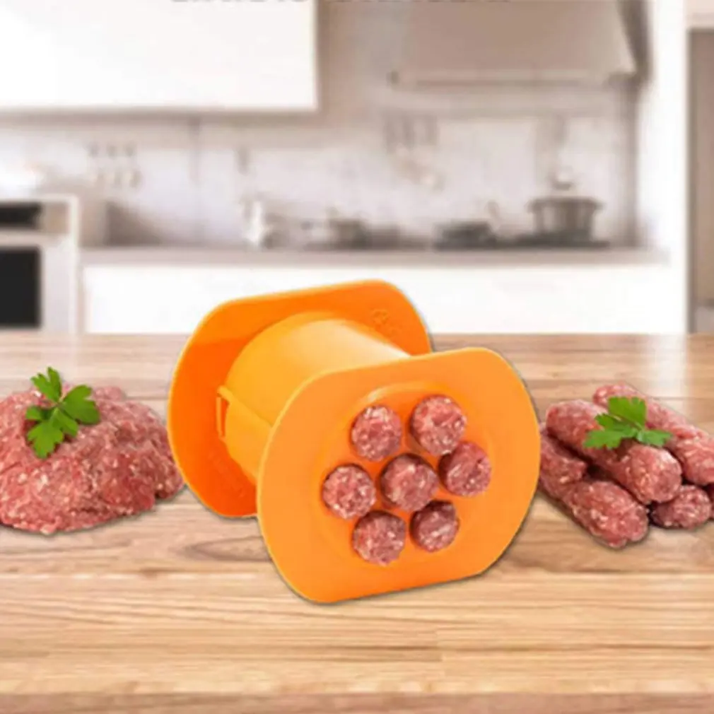 NEW Meat Strip Squeezer Plastic DIY Sausage Hot Dog Maker Pasta Balls Rapid Prototyping Tool Kitchen Cooking Gadgets |