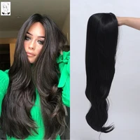 whimsical w long curly synthetic wig for women black peluca party natural heat resistant hair wigs pelucas