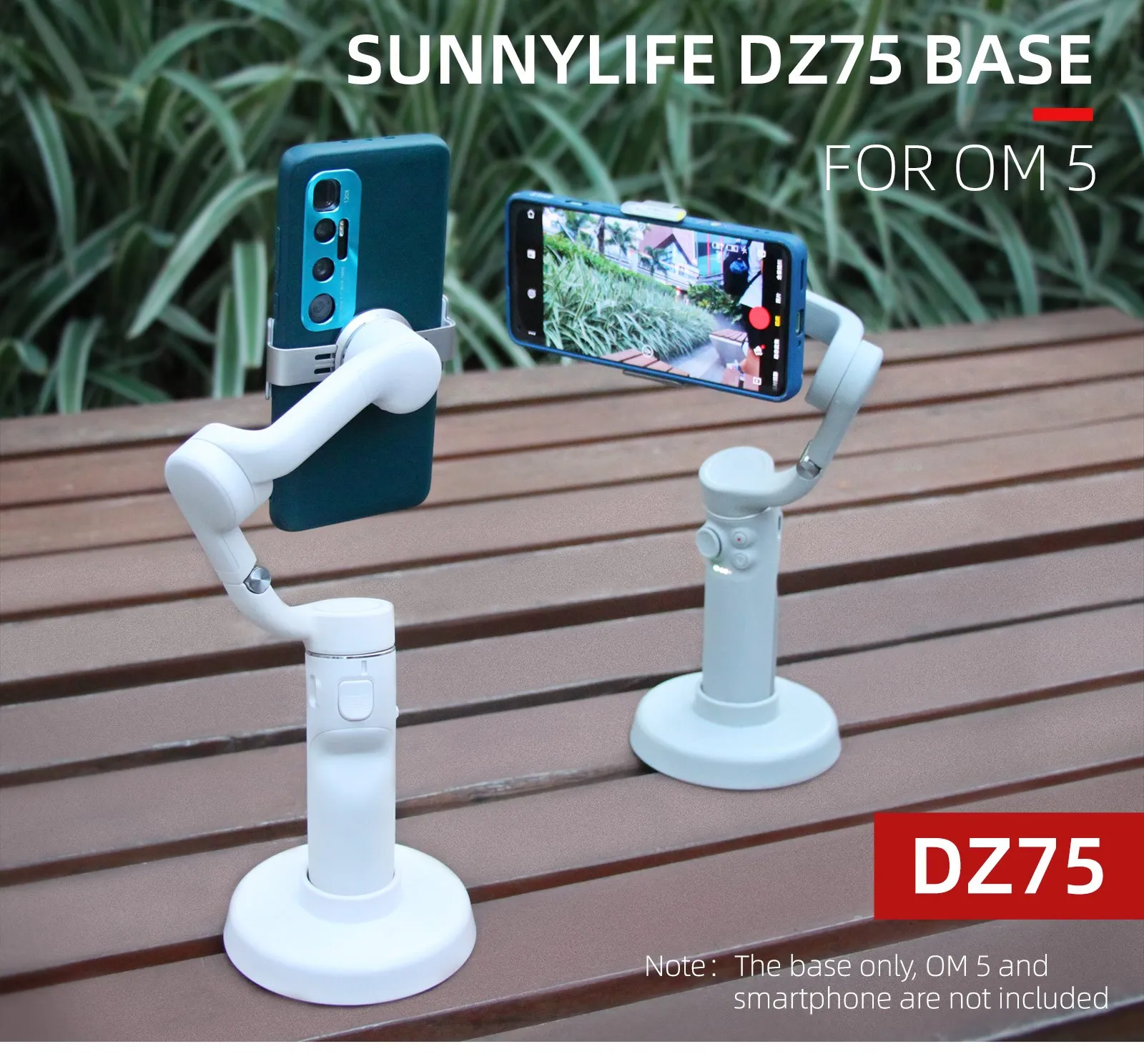 

DJI OM5 3-Axis Foldable Handheld Base DZ75 Mobile Phone Gimbal Desktop Fixed Support Base Stabilizer Accessories