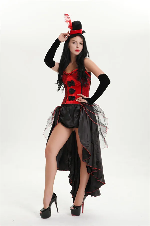 Женский костюм для танцев SHOWGIRL розовый/красный вечеринки большой размер 3xl |