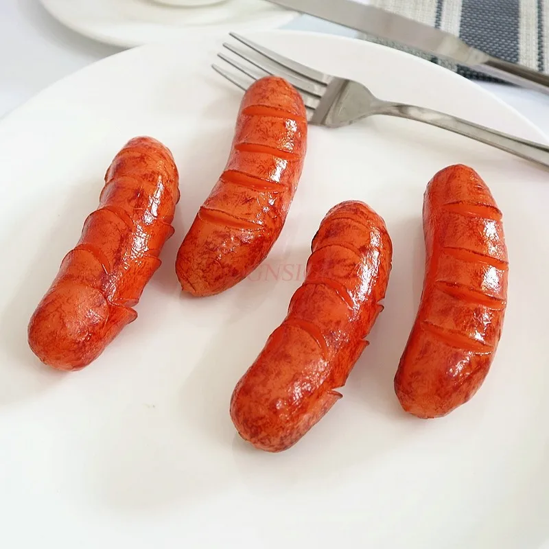 

Simulation Food Big Hot Dog Big Sausage Sausage Food Model Ornaments Barbecue Window Restaurant Decoration Photo Props 2021