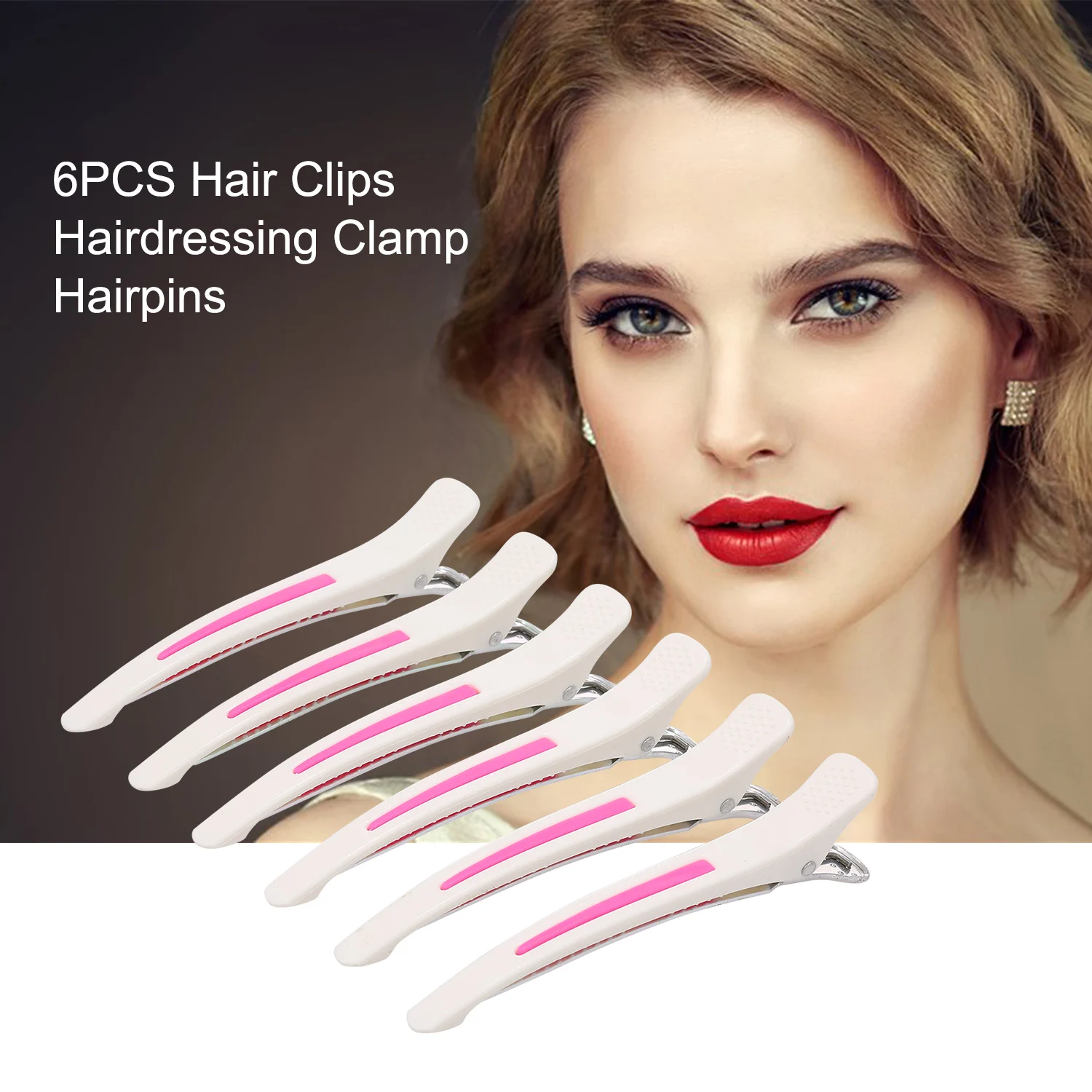 6 шт Заколки для волос Парикмахерские ножницы зажим заколки укладки и