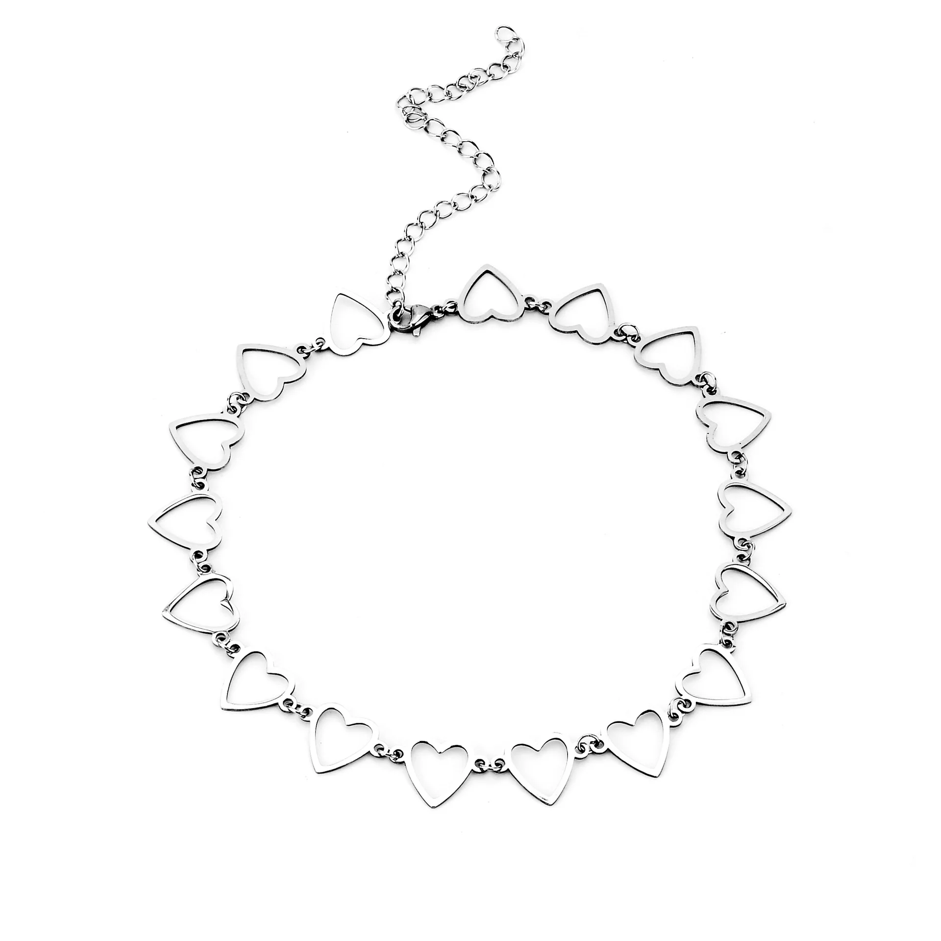 Fashion stainless steel love neck chain short section necklace girl boy clavicle hot sale | Украшения и аксессуары