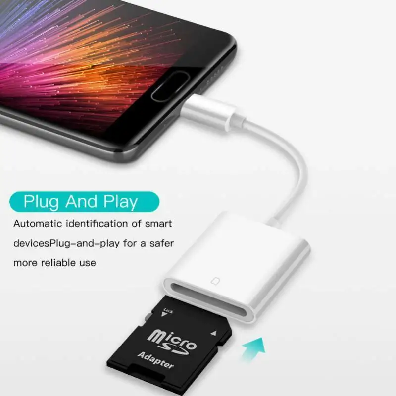 RISE-USB 3 1 тип-c к sd-кард-ридеру камеры OTG Кабель-адаптер для Ipad Pro телефона samsung huawei |