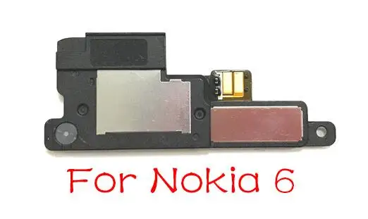 For Nokia 6 Громкий динамик для Nokia 5 6 8 3 7,1 6,1 Plus X5 X6 громкий задний динамик зуммер звонка с гибкий кабель, сменные детали - Цвет: For Nokia 6