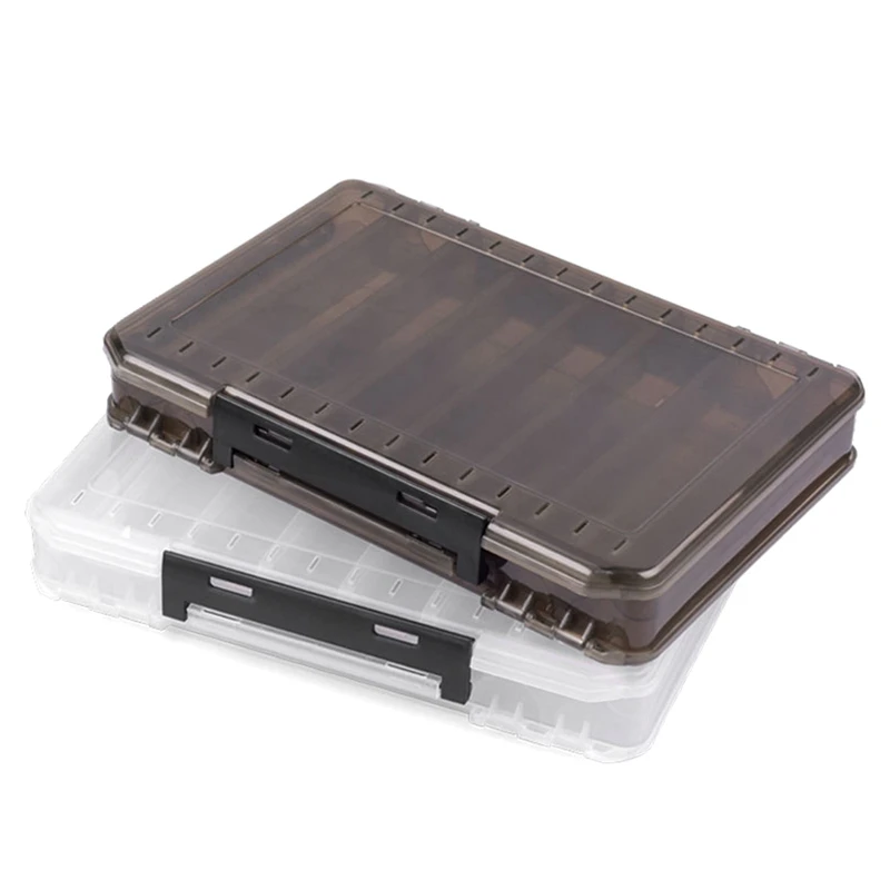 Recommend Double Side Multi-Purpose Fly Fishing Tackle Box Plastic Bait Trimming | Спорт и развлечения