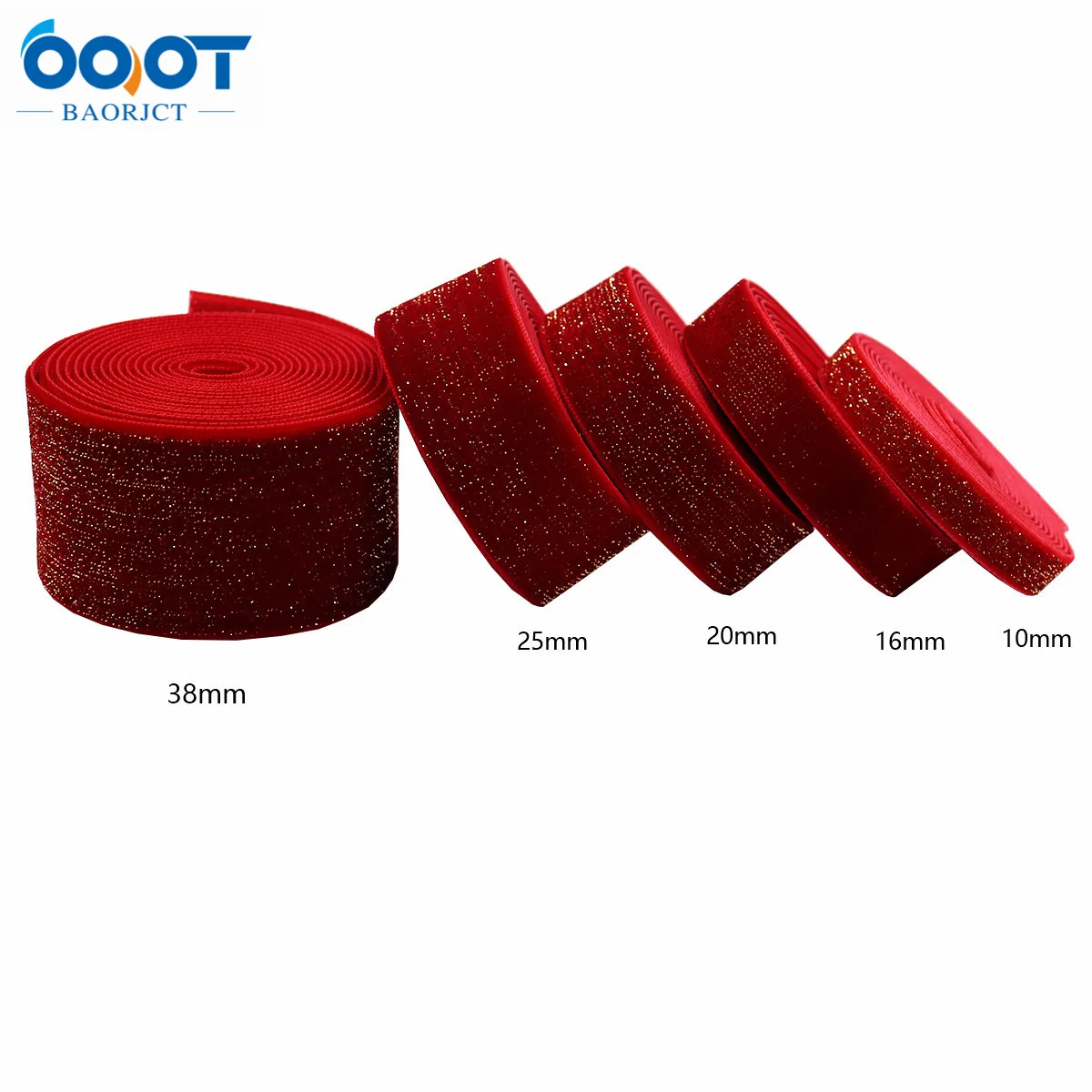 Рождественская красная луковая Новогодняя лента фотосессия 38 мм 10 ярдов лук