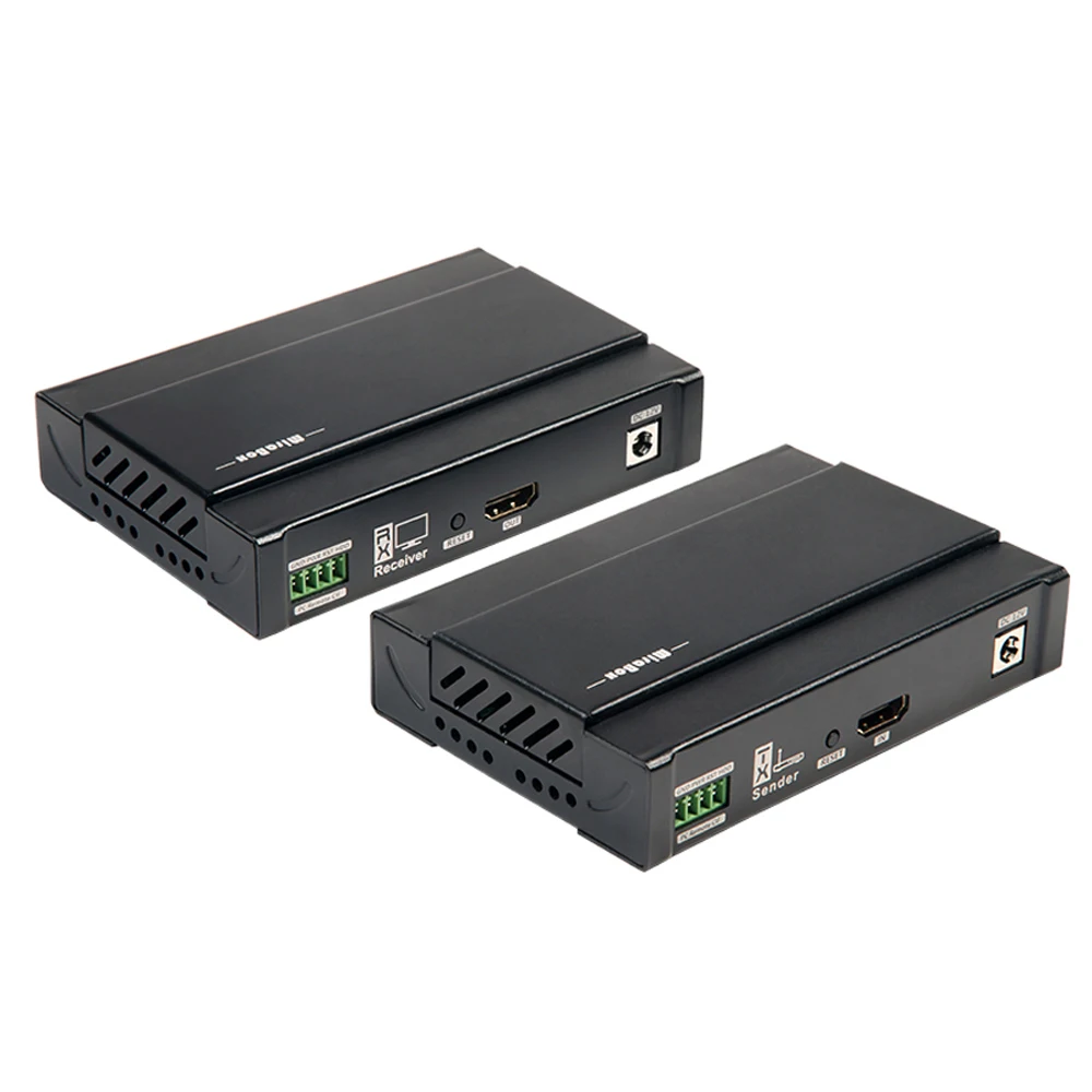 4K KVM-удлинитель 80m без задержки HDMI-удлинитель по UTP с USB2.0-концентратором для ПК