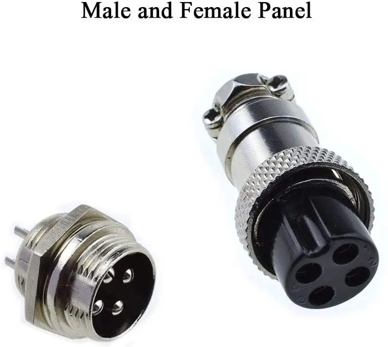 GX16 4 контактный мужской и женский 1 пара (2 шт.) провод Панель круговой разъем