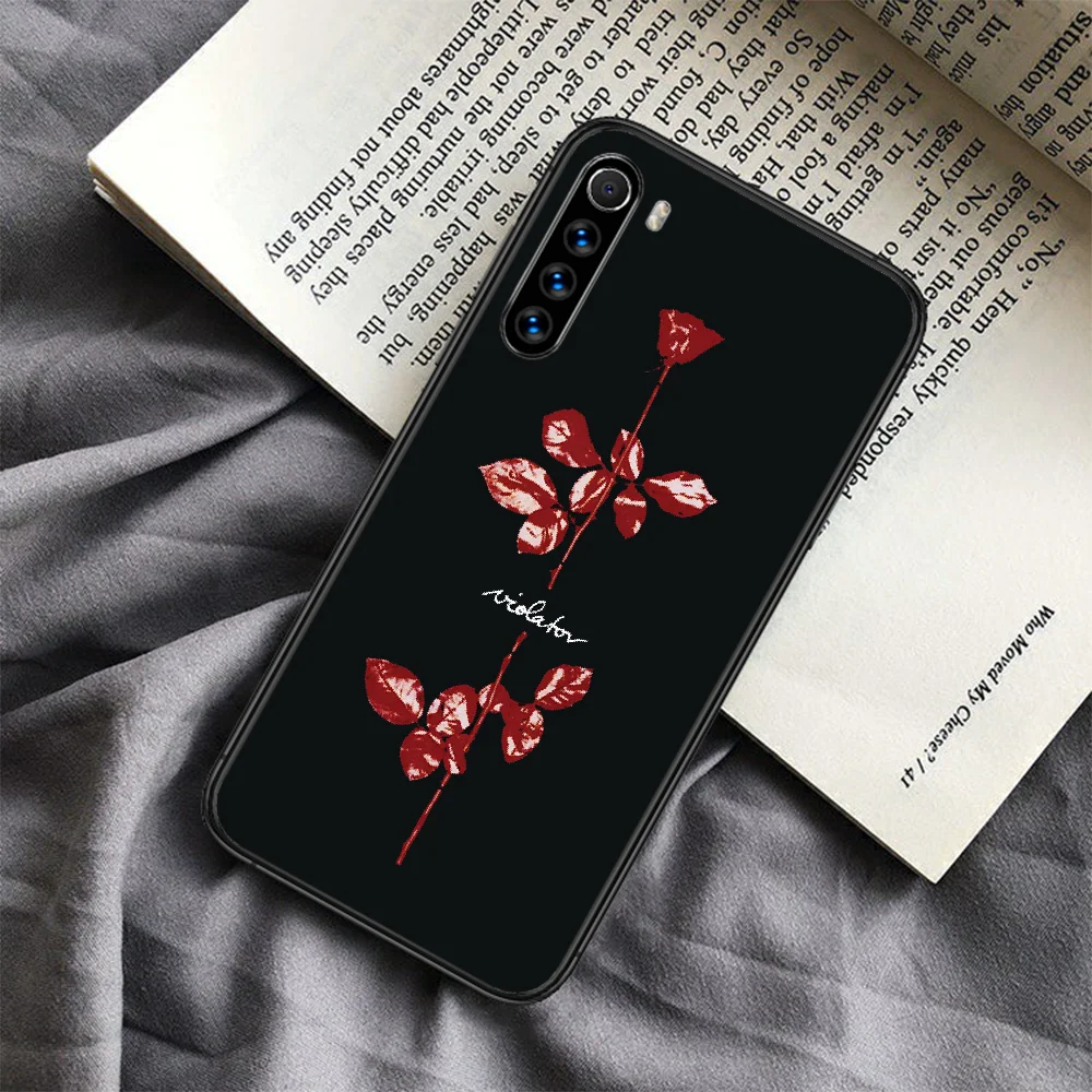 

Depeches band Mode Phone Case For Xiaomi Redmi Note 7 8 8T 9 9S 4X 7 7A 9A K30 Pro Ultra black Coque Painting Prime Silicone
