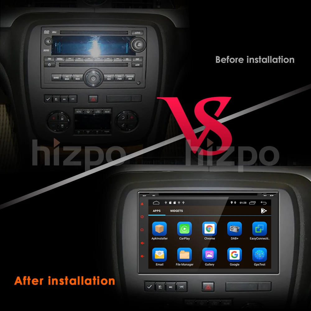 2Din Android 9,0 автомобильный dvd-плеер радио для Nissan Volkswagen TOYOTA Honda KIA hyundai Lada mazda Универсальный Автомобильный gps навигатор dab