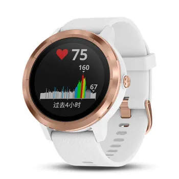 Оригинальные GARMIN vivoactive 3, gps, классические часы для гольфа, монитор сердечного ритма, фитнес-часы, спортивные, gps, для бега, плавания, Смарт-часы для мужчин - Цвет: Золотой