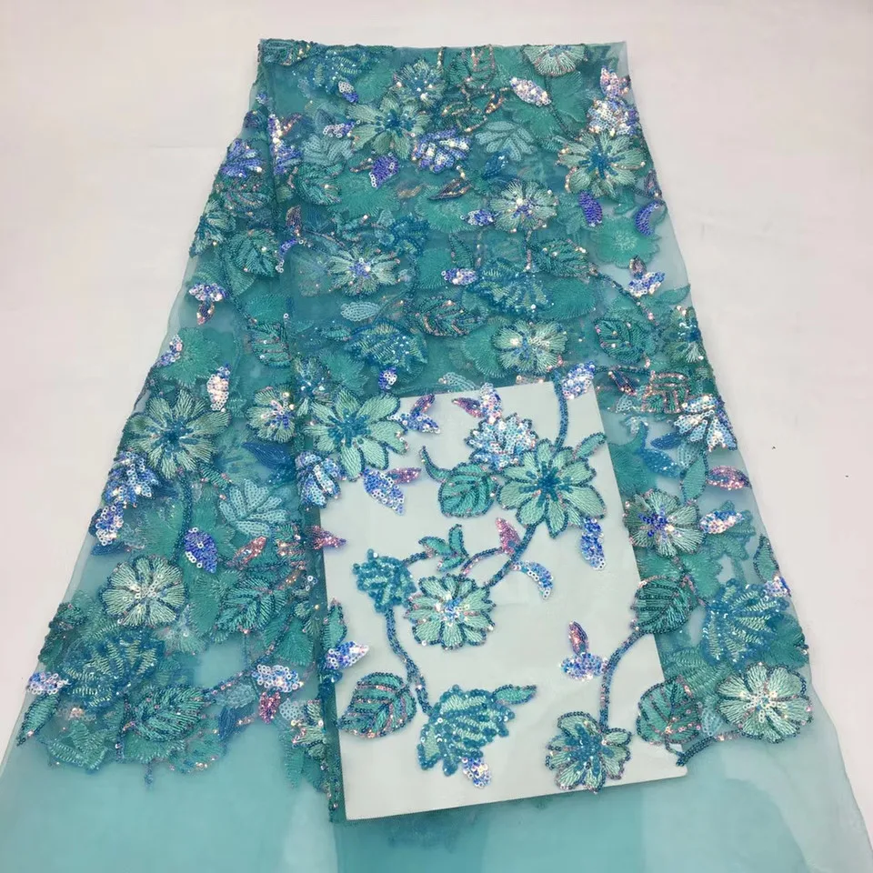 Nigeria lace fabric 2020 high quality lace African lace fabric wedding French tulle lace fabric material sewing XX3926
