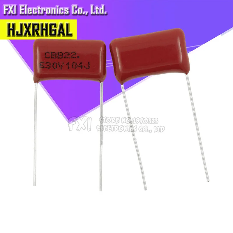 10 шт. 630V104J шаг 15 мм 0 1 мкФ 100nf 630 в 104 CBB полипропиленовый пленочный конденсатор