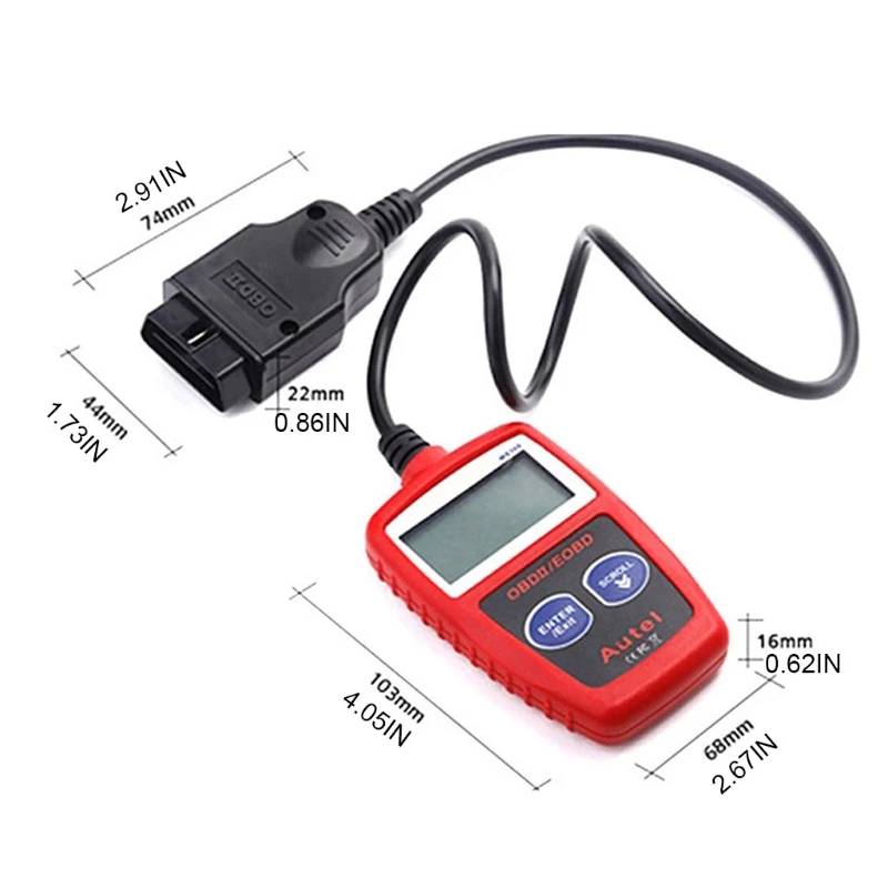 

N84F Handheld OBD2 Scanner,Universal OBD II Car Fault Code Reader Engine Battery Diagnostic Scan Tool for Clearing Fault Code