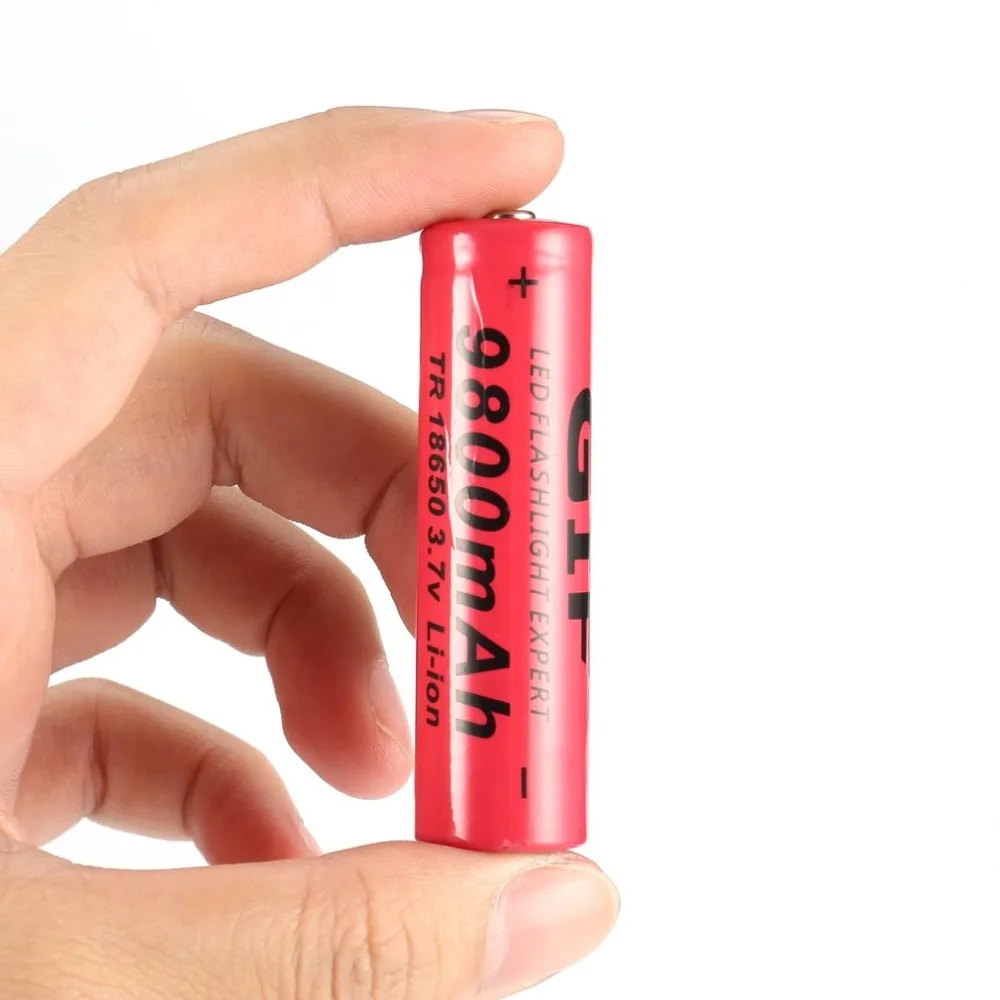 20 шт TR 18650 3,7 V 9800mAh емкость литий-ионная аккумуляторная батарея с двойным/четырьмя зарядным устройством для светодиодный фонарик батареи Прямая поставка
