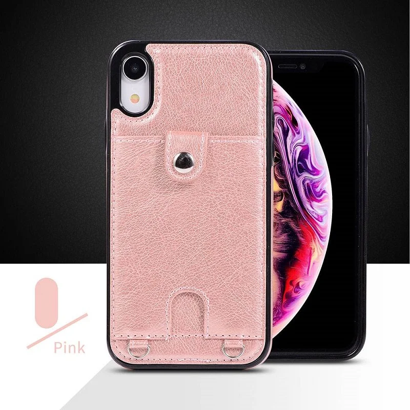 Сумка через плечо, кожаный чехол для телефона, для iPhone X, XR, XS, Max, 6, 6s, 7, 8 Plus, 11, для samsung S8, S9, S10 Plus, note 10+ 8, 9