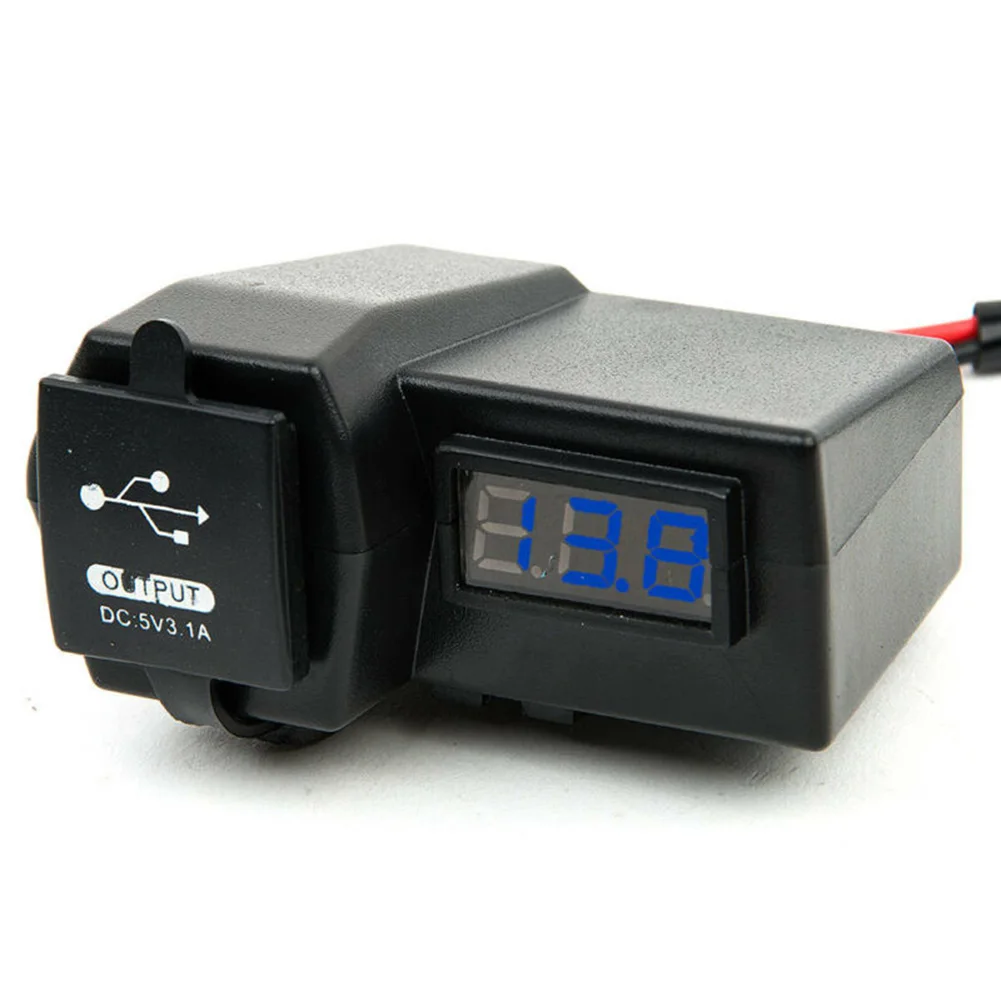 

Waterproof Motorcycle charger Voltmeter Fast Charging Cross bike Scooters
