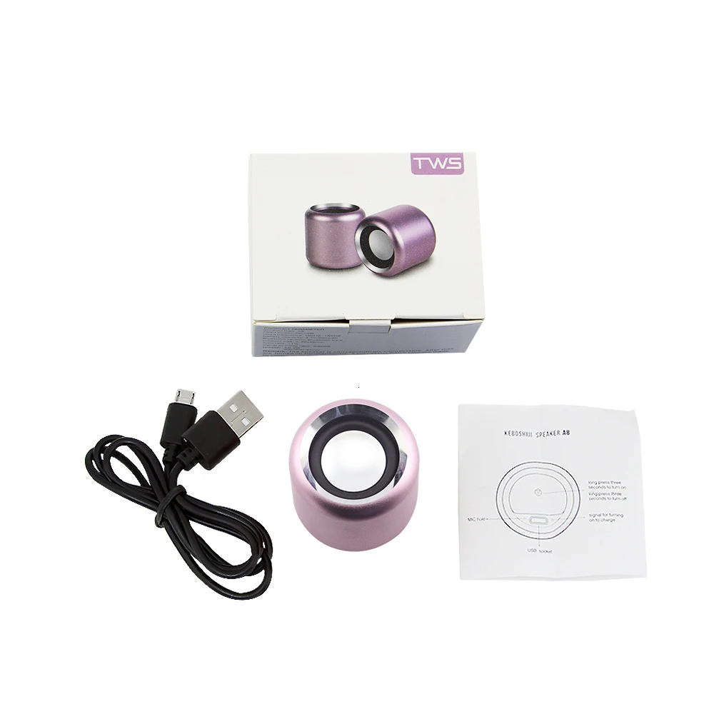 Мини Bluetooth-Колонка портативная беспроводная Bluetooth-звуковая коробка BT 3 0 MP3