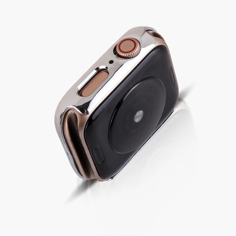 Прозрачный защитный чехол для apple watch экран серии 4 3 2 1 Алмазный s 38 мм 42 40 44 Женский