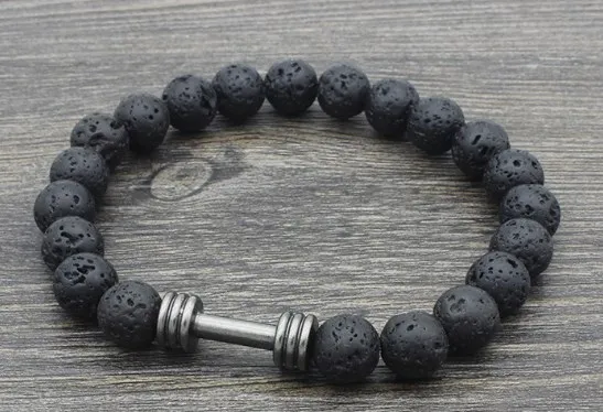 8 мм золото серебро гантель b34534 рейки Будда zg42 Йога эластичная нить