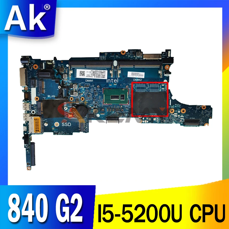 

Материнская плата для ноутбука HP EliteBook 850 G2 840 G2 с I5-5200U 799510-001 799510-501 6050A2637901-MB-A02 MB 100% протестирована
