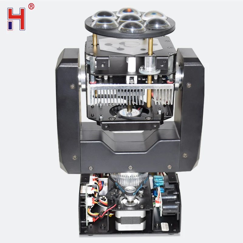 Мини-промывка Zoom 7X12W RGBW Quad с расширенными 16-канальными светодиодными движущимися