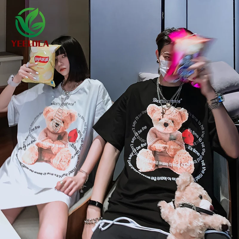 Мужская футболка с коротким рукавом для пары летняя Новинка 2020 Повседневная