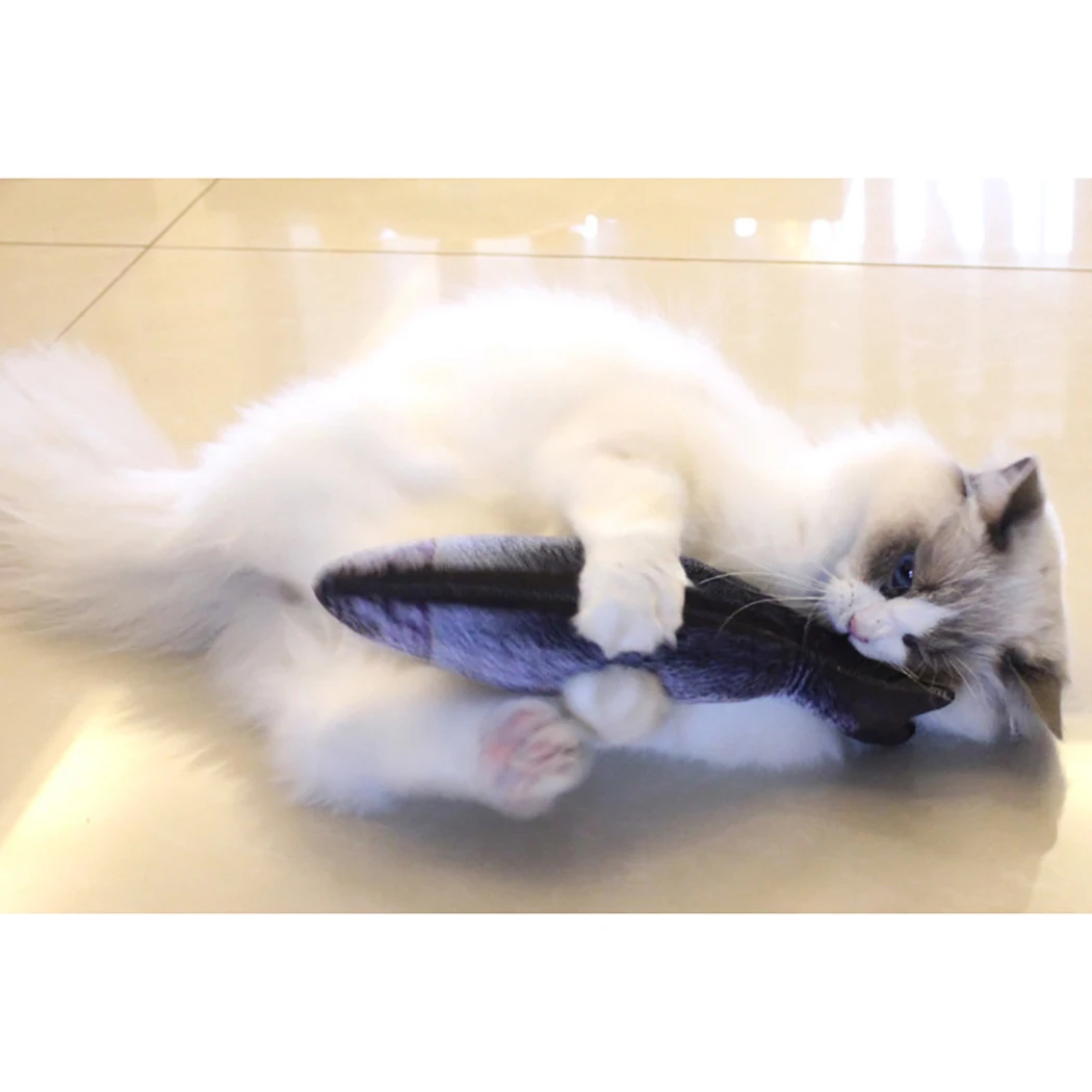 Fish Shape Pet Toy Bite Resistant Catnip Cat Chew Interaction Training Supplies |