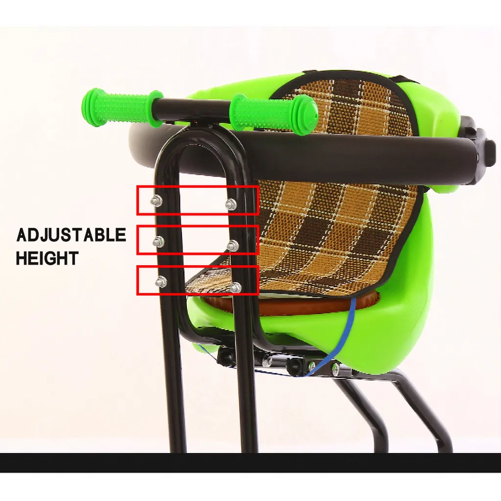 Безопасная стабильная детская велосипедная подушка на переднее сиденье для