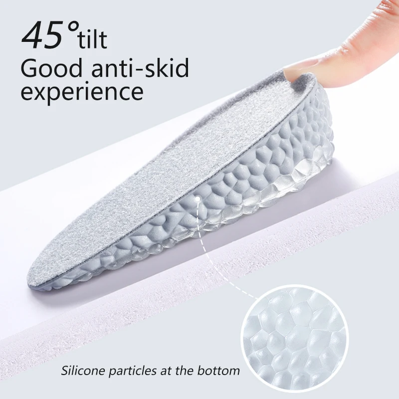 Стельки с увеличением роста силикагелевые дышащие вставки из пены эффектом