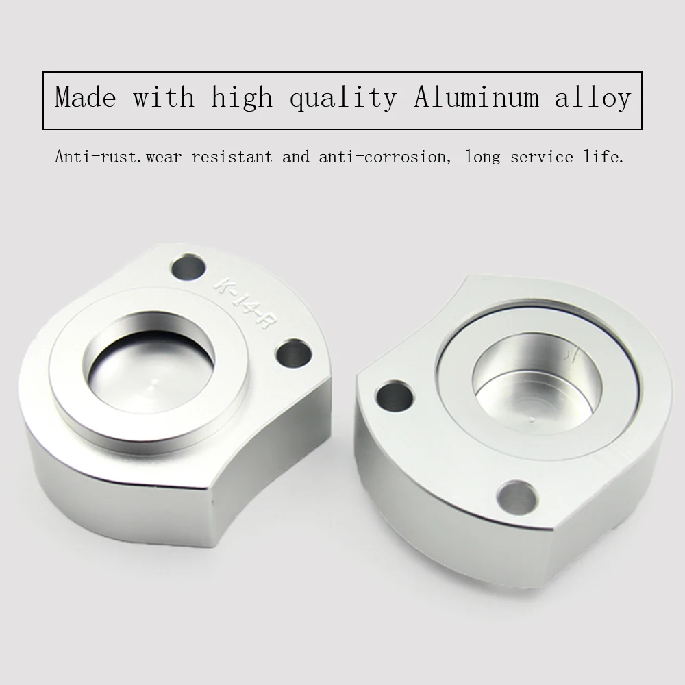 Motorcycle CNC alumium handle bar risers clamp mount Clamp Extend Adapter For Kawasaki Ninja ZX14R ABS 06-2018 ZZR 1400 08-11 | Автомобили