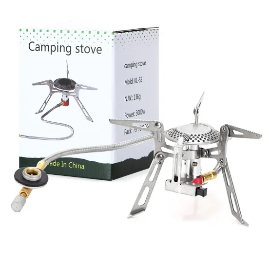 Ветрозащитная газовая горелка для наружного применения походная Плита