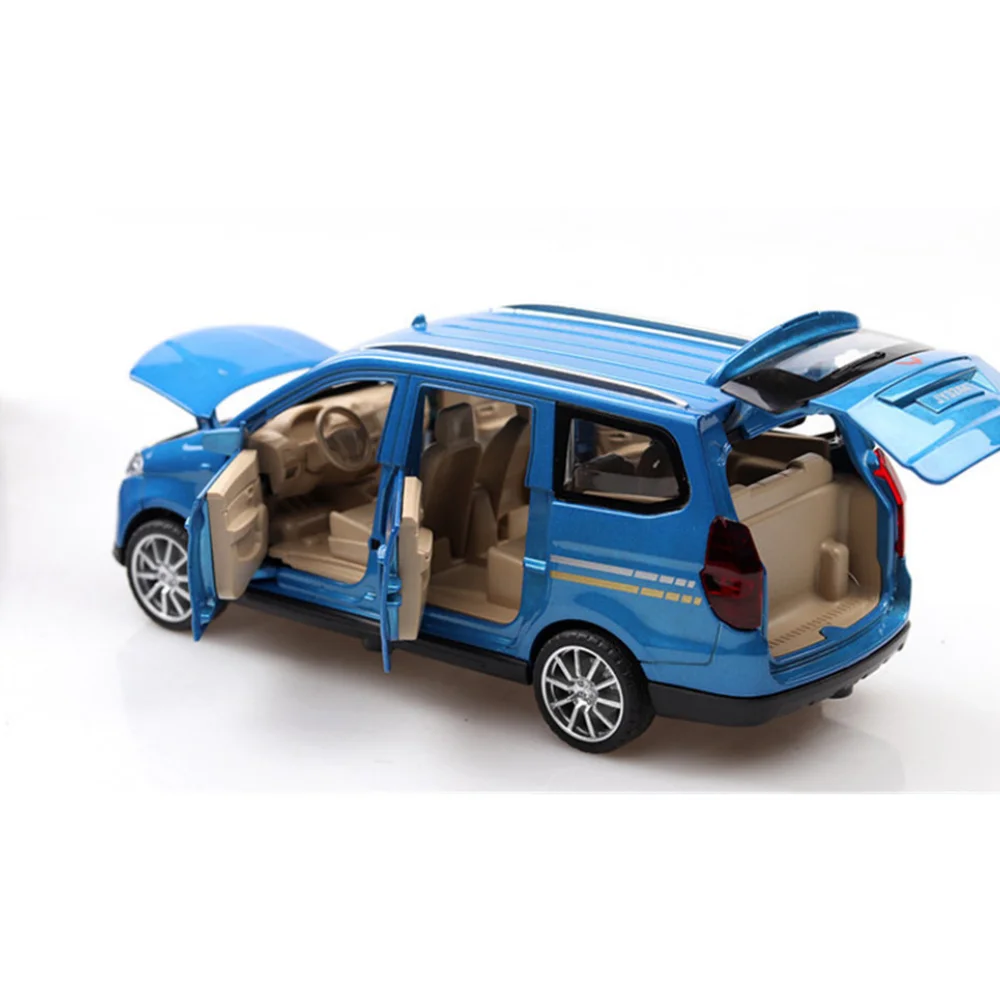 

6 Doors 1:32 Miniature Van Diecasts Pull Back Alloy Simulation High-Quality Car Model Toys Boys Educational Gifts Collectibles