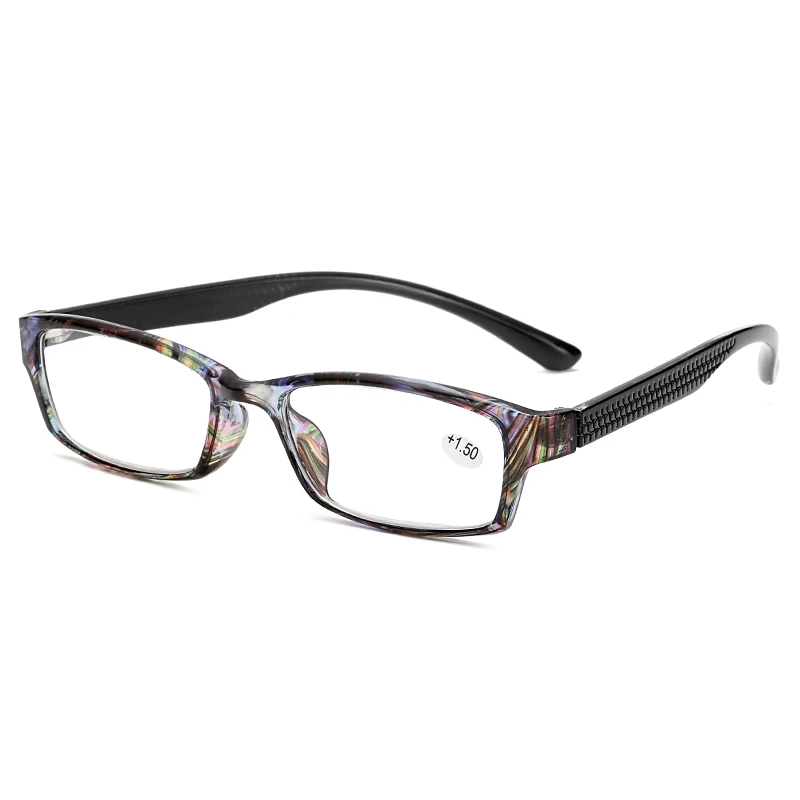 Vintage Floral Frame Reading Glasses Men's Women's Brand Design Rectangular Glasses Presbyopic Glasses Diopter Magnifying Glass