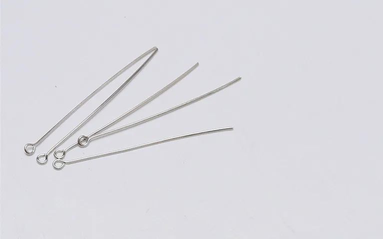 100 шт. гладкие круглые иглы 50 мм|Ювелирная фурнитура и компоненты| |