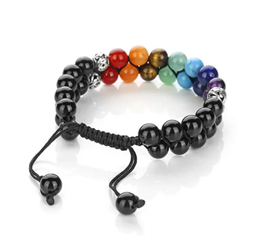 FYJS уникальное серебро ручной работы Плетение 8 мм круглые бусины слой аметистов